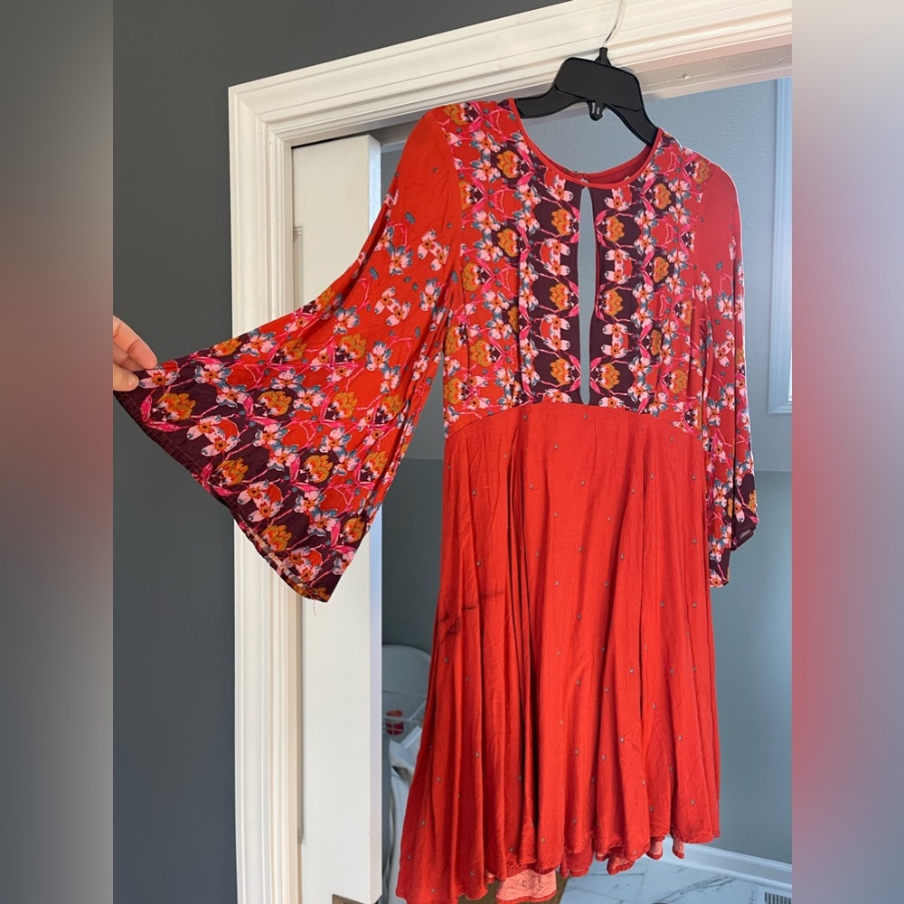 Urban outfitters ecote bohemian floral dress